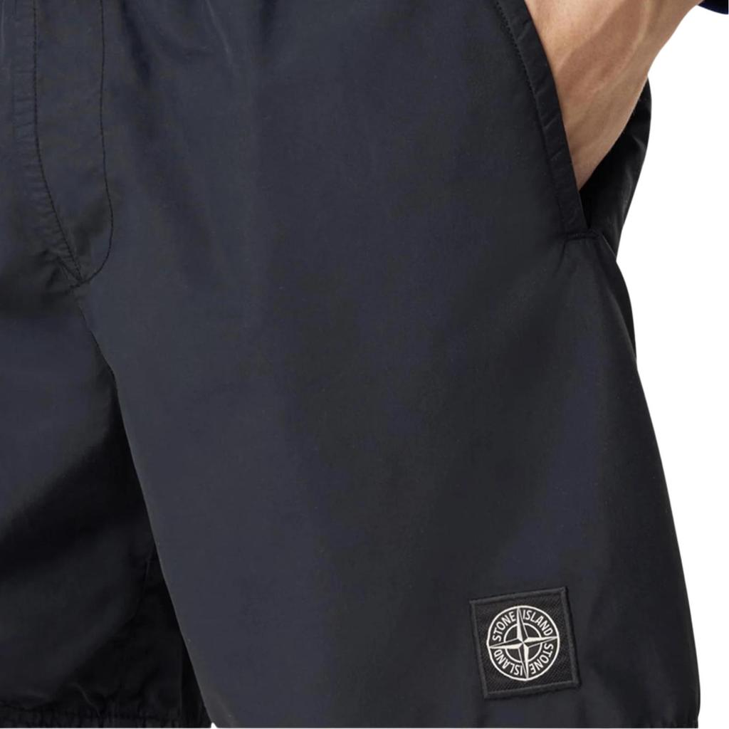STONE ISLAND Логотип Нашивка Эластичный Пояс Три Четверти Повседневные Шорты Мужские шорты L1S15B100B09S0046-V0029