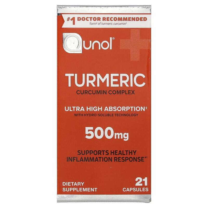 Turmeric, 500 mg, 21 Vegetarian Capsules