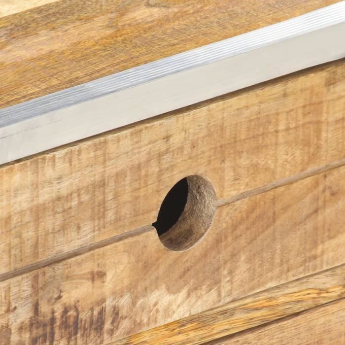 VidaXL Coffee Table 89x59x33 Cm Solid Raw Mango Wood