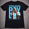 Футболка NBA YoungBoy Never Broke Again Мужская M Черная Хип-Хоп Графическая Футболка NBA YB