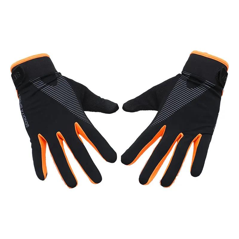 Cycling Breathable Non-Slip Touch Screen Gloves Outdoor Mountaineering Fitness Sun Proof Ultra-thin Fabric Bike Gloves