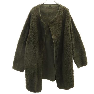 Винтажная подкладка F2 70-х годов Французской армии, пальто-боа, 92C, хаки, военное, мужское, б/у