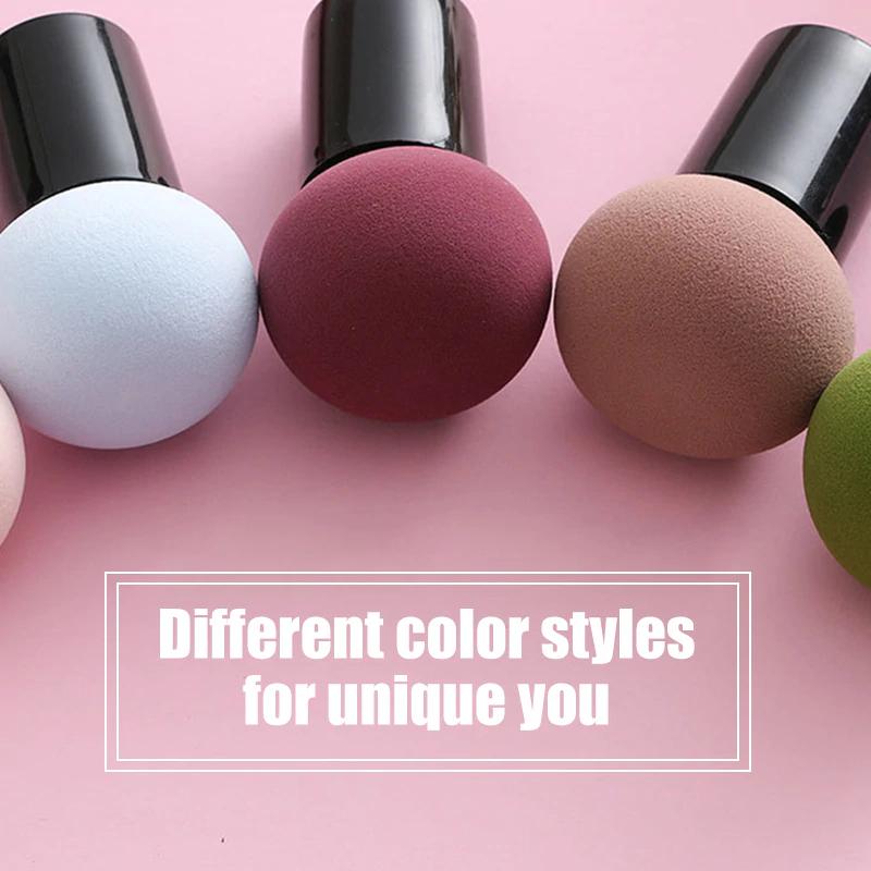 Cute Makeup Sponge Face Mushroom Head Powder Foundation Puff Comfortable Hygiene Cosmetic Puff