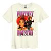 Amplified Unisex Adult Red Bow Beauty Whitney Houston T-Shirt