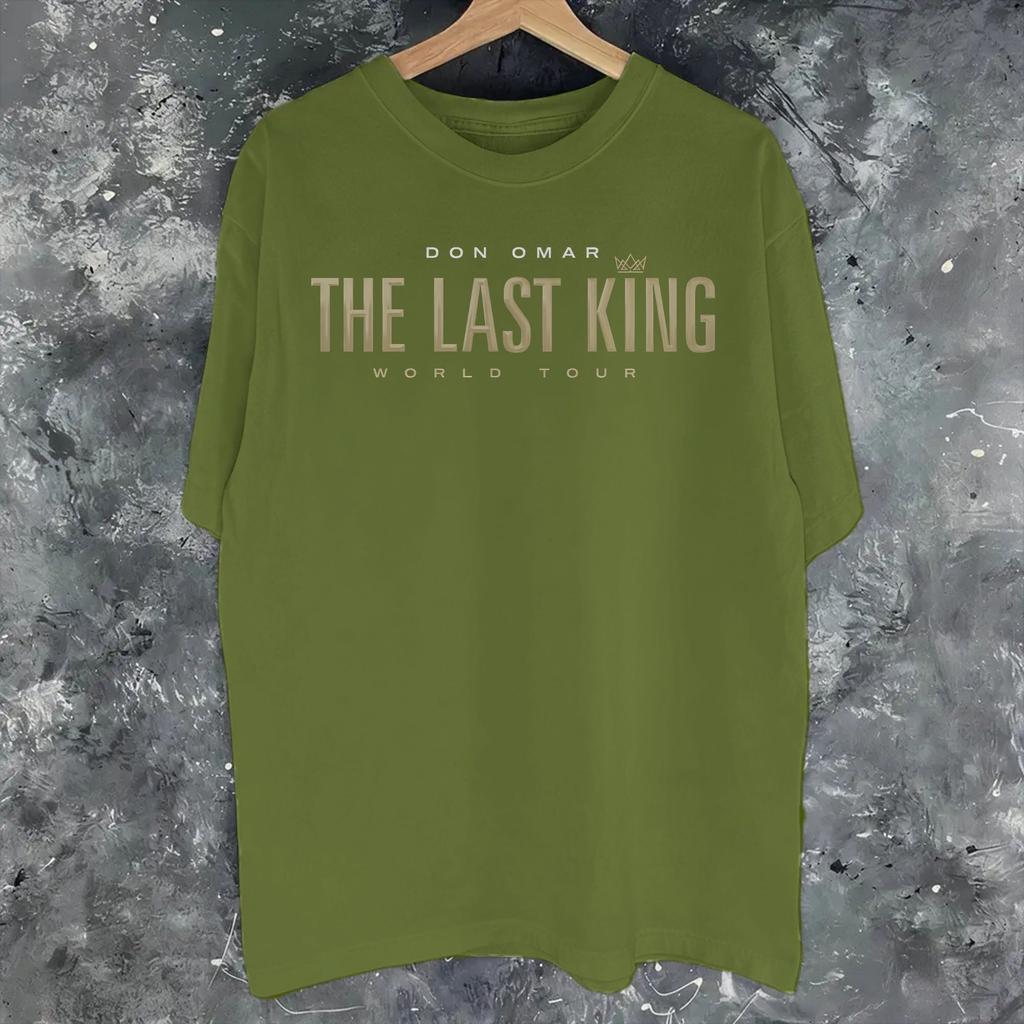 All Seasons Don Omar The Last King Tour 2026 T Shirt For Unisex 100 Cotton Tee Shirt Short Sleeve Clothes