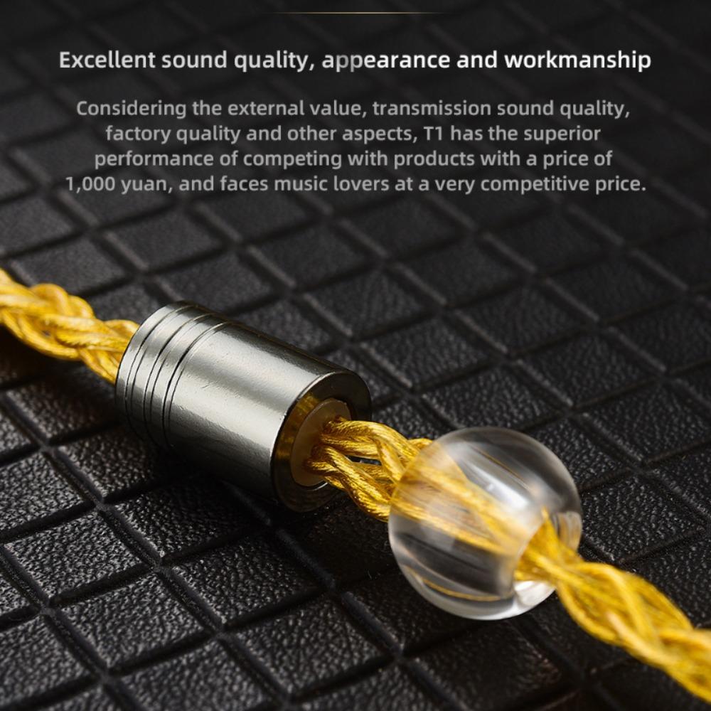 QKZ T1 Eight Silver -plated Upgrade Line 3.5 Plug 0.75 2PIN Headset Upgrade Line