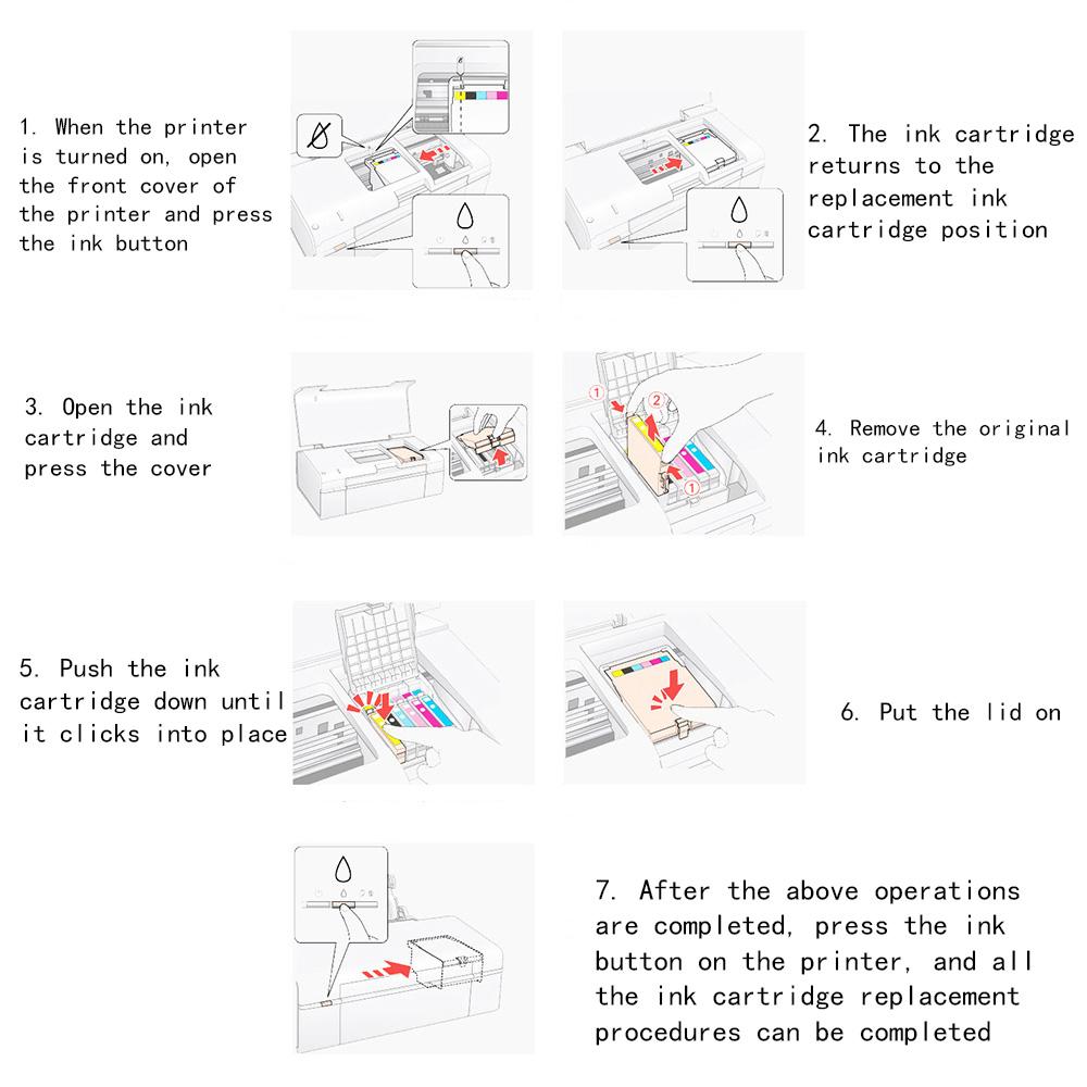Set of 4 952xl Ink Cartridges for HP Officejet Pro 77207740