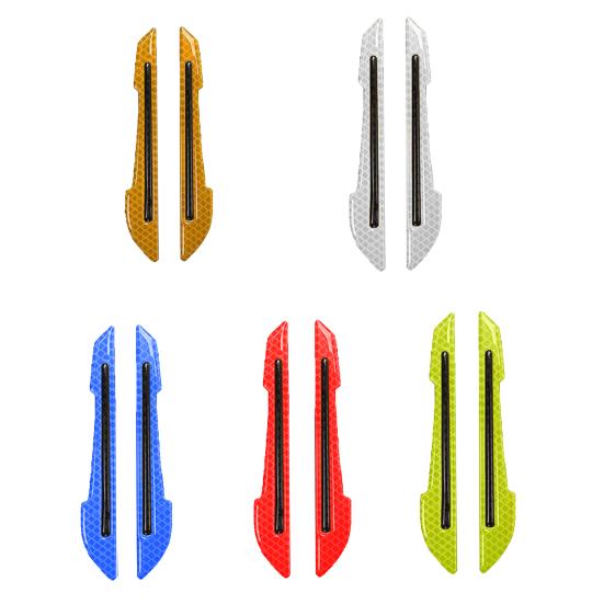 1 Pair Anti Collision Strip Universal Car Supplies Strong Adhesion Auto Avoidance Protective Sticker Mini Anti-scratch