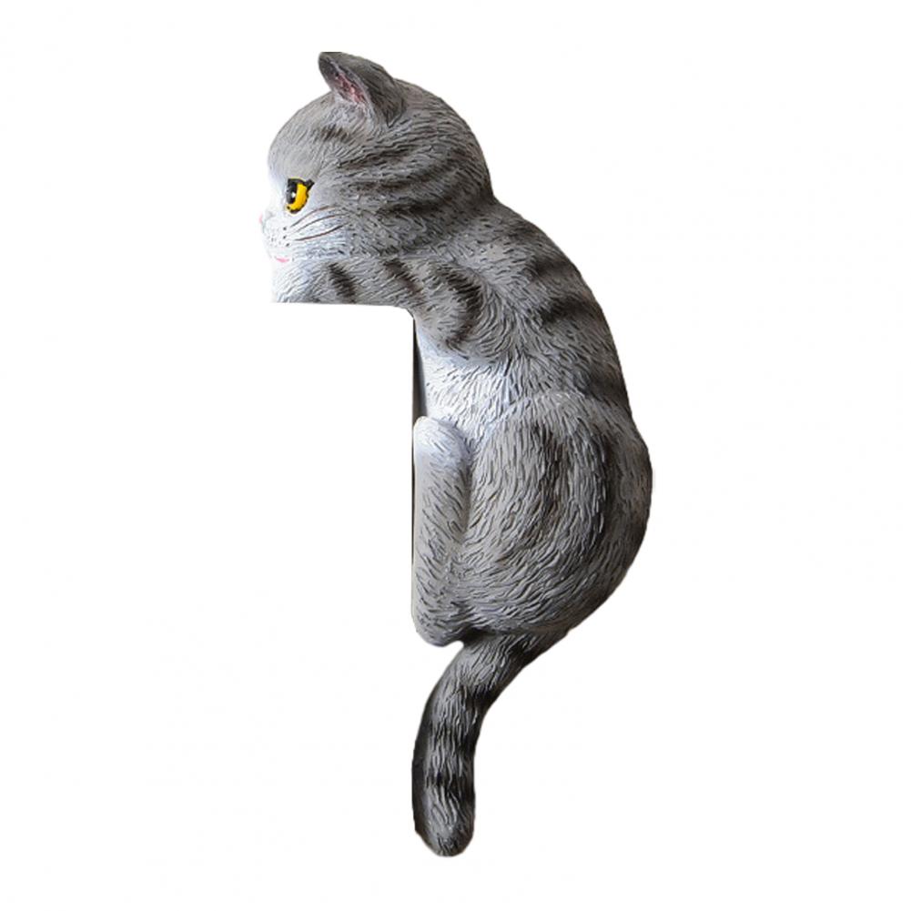 3D Cat Light Switch Sticker, Decorative Resin Wall Plate, Peel And Stick Wall Decor For Home Bedroom Living Room