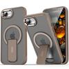 For iPhone 16e Case Compatible with MagSafe PC + TPU Phone Cover with Kickstand