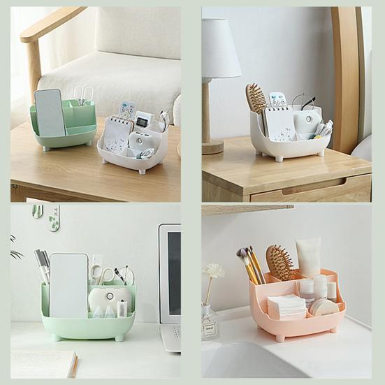 Ящик для хранения, классный компактный пластиковый стильный отдельный косметический органайзер, хозяйственные товары