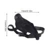 With Shoulder Strap Simulation Black Crow Flocking Plush Crow Toy  Holiday Party Decoration