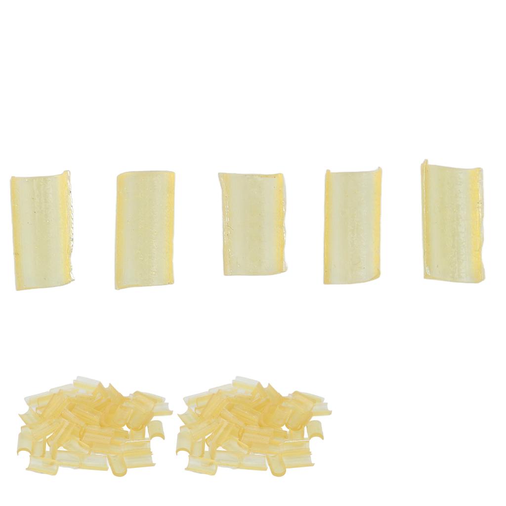 2 пакета гранул для наращивания волос бусины желтые профессиональные U-образные парики термосвязывающие гранулы для салона