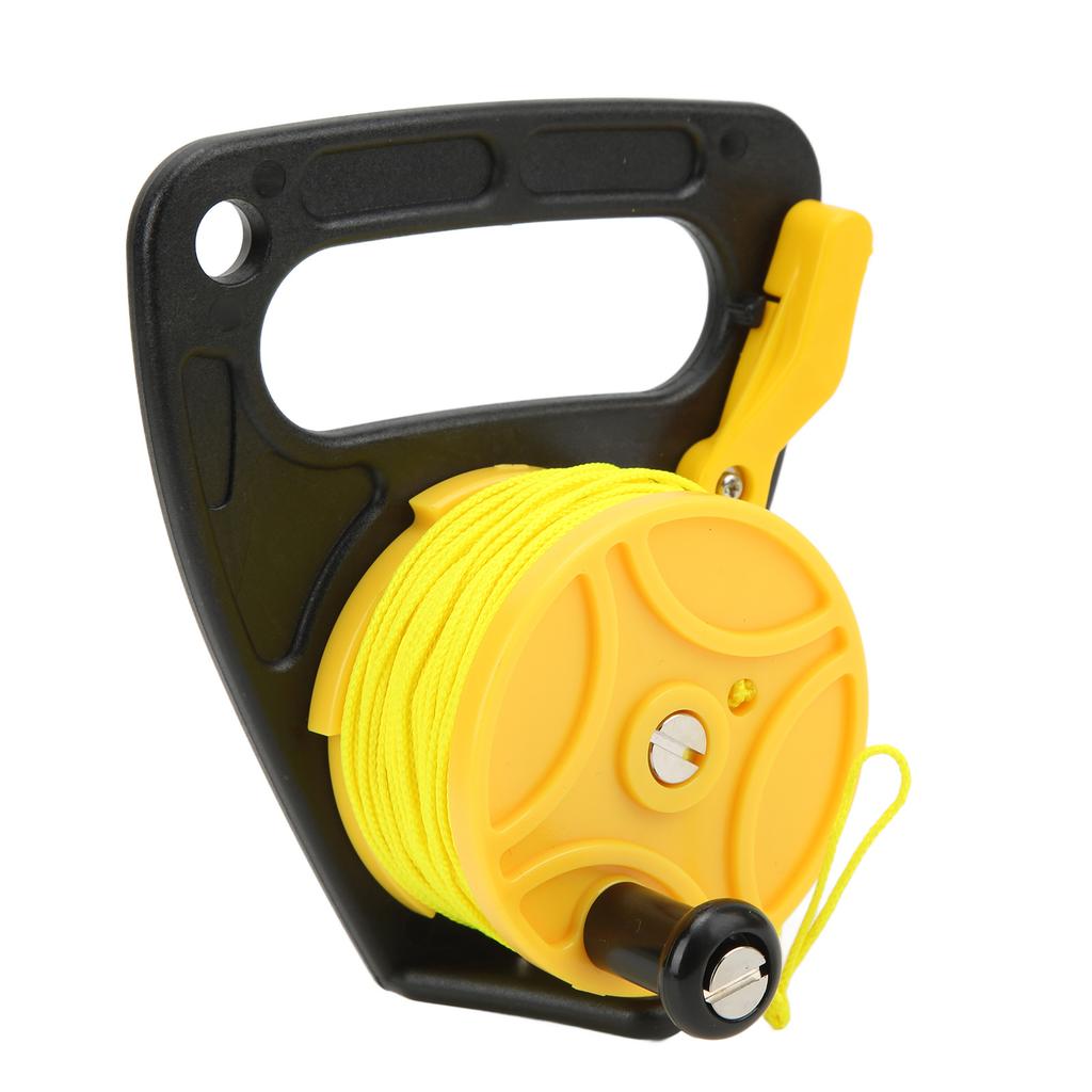 Portable Diving Handle Reel Scuba Diving Reel with Thumb Stopper for Snorkeling Underwater Water