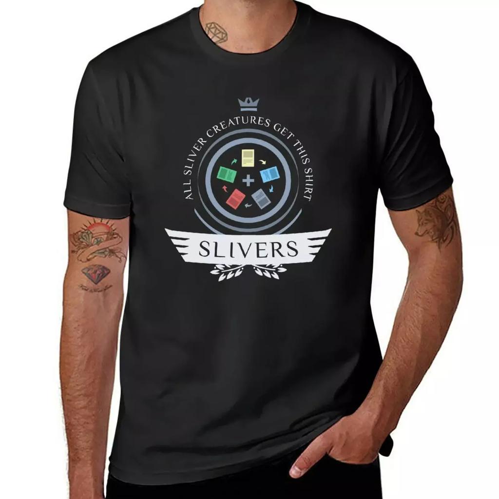 Slivers Life T-Shirt tees summer tops mens plain t shirts