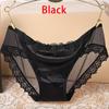 8Colors Breathable Seamless Underwear Fashion Lace Silk Cotton Women Sexy Lace  Briefs Female