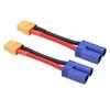 2 шт. Кабель-адаптер с разъемом XT60 (мама) на EC5 (папа) 12AWG Силиконовый провод для RC-автомобиля, самолета 3,74 дюйма