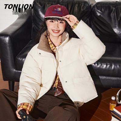 Женская зимняя стеганая куртка TonLion со стойкой