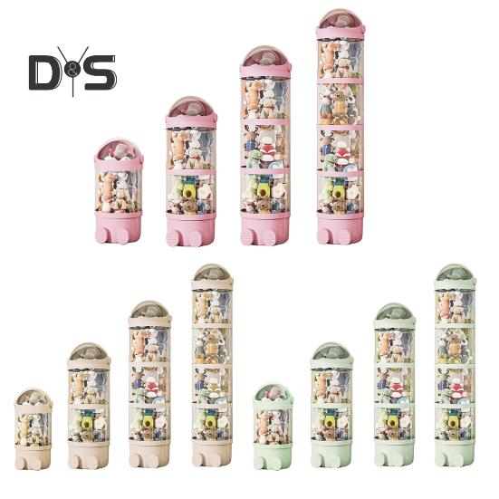 Transparent Vertical Toy Organizer Doll Storage Bucket Large Capacity Dustproof Easy To Install Vertical Stuffed Animal Storage Tube