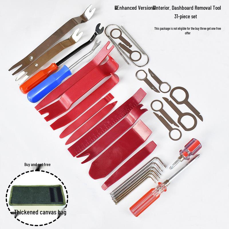 Набор инструментов для снятия обшивки и рычаг для салона автомобиля из нержавеющей стали