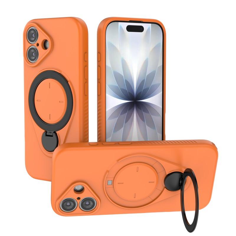 For iPhone 17 Case with Tempered Glass WANLONFENG JH Series PC TPU Kickstand Phone Cover