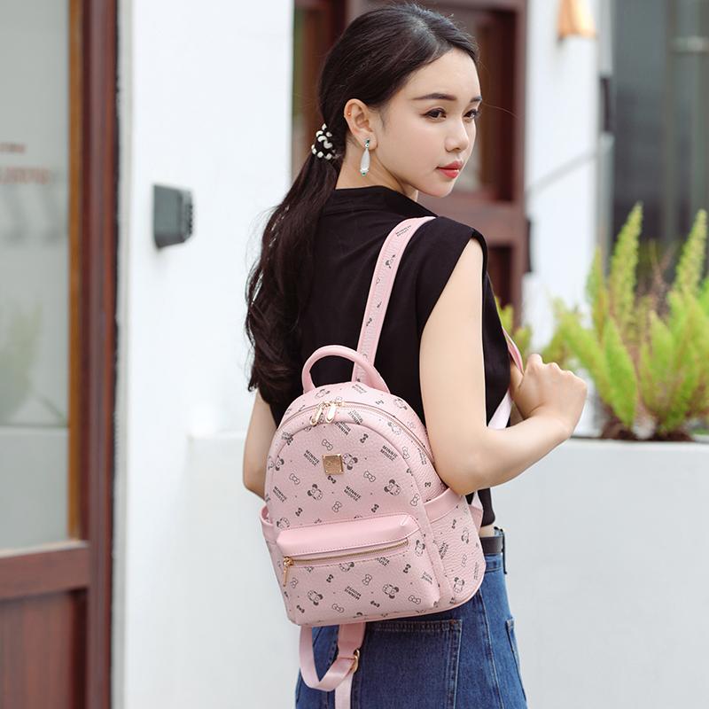 Disney Zootopia Nick And Judy Print Commuter Backpack Women backpack Blue Pink BMK-73276