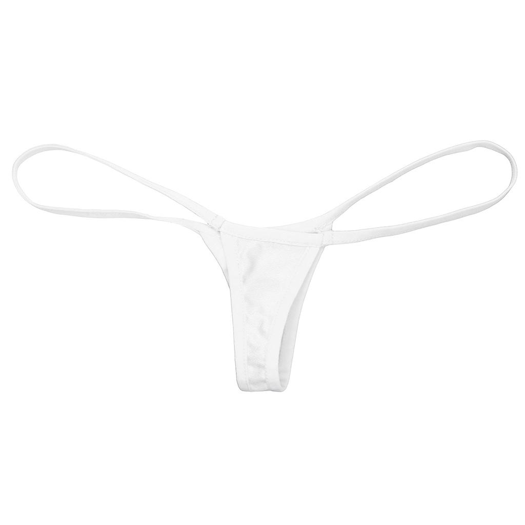 Women's Stretchy Low Rise Micro Mini G-String T-Back Thongs Bikini Lingerie Underwear