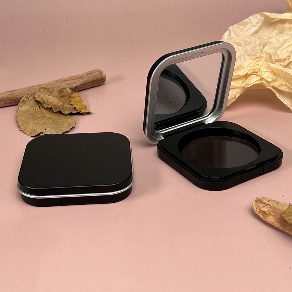 Пластиковая коробка-поддон для помады с зеркалом, принадлежности для макияжа, палетка для теней для век