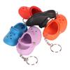 5 шт. Силиконовые тапочки брелки красные фиолетовые озера синие черные оранжевые дырочки сандалии брелок кулон