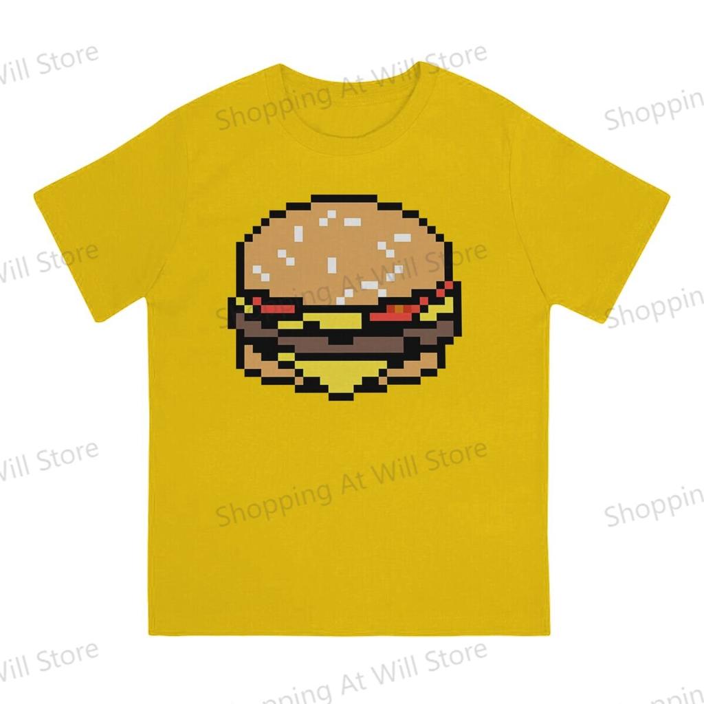 Summer Unisex Tshirts Hamburger Novelty Cool Tshirt Street Clothing SXL