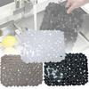 Защита раковины Кухонный коврик Форма гальки Коврик для сушки 30x40см ПВХ Нескользящий