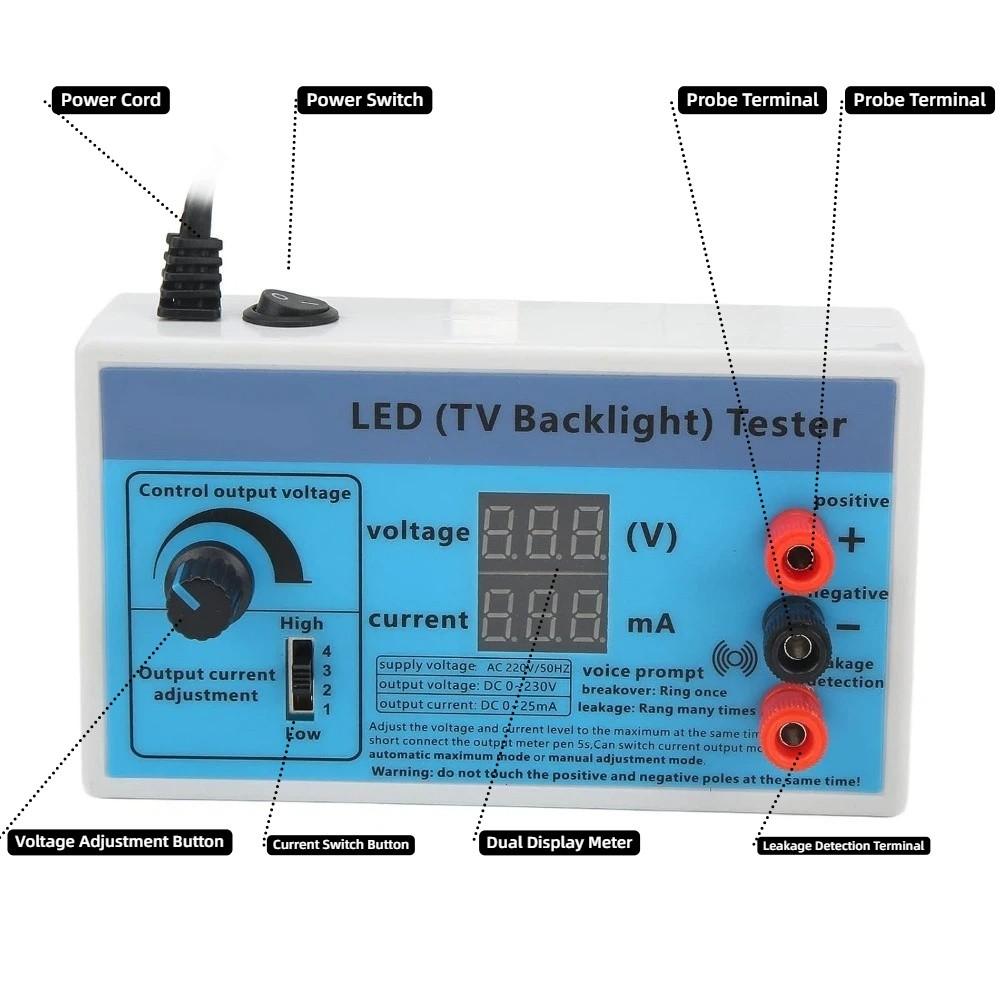 0-230V Output LED TV Backlight Tester LED Beads Tester  For Backlight Inspection