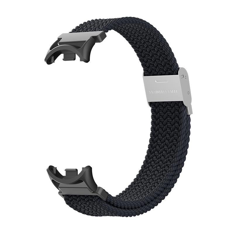 Braided Solo Loop for Xiaomi Smart Band 8 Bracelet Accessories Elastic Nylon Watchbands Replacement Correa Bracelet for Mi Band 8 Strap NFC