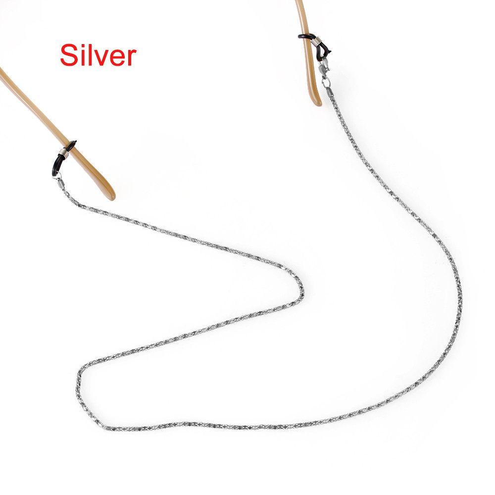 Colors Fashion Unisex Non-slip Sunglasses Strap Metal Lanyard Spectacles Cord Reading Glasses Chain