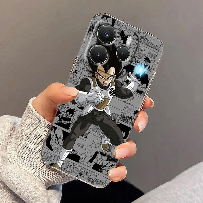 Dragons Balls Comics Goku Case For Xiaomi Redmi Note 15 14 13 12 11 10 Pro Plus Cover For Redmi 15C 15 14C 13C Clear Phone Cases