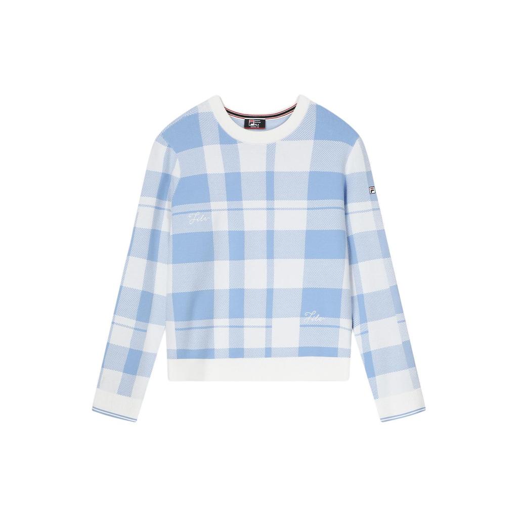 New FILA Knitwear Women's Cloud Mountain Blue F11W411412F-BU