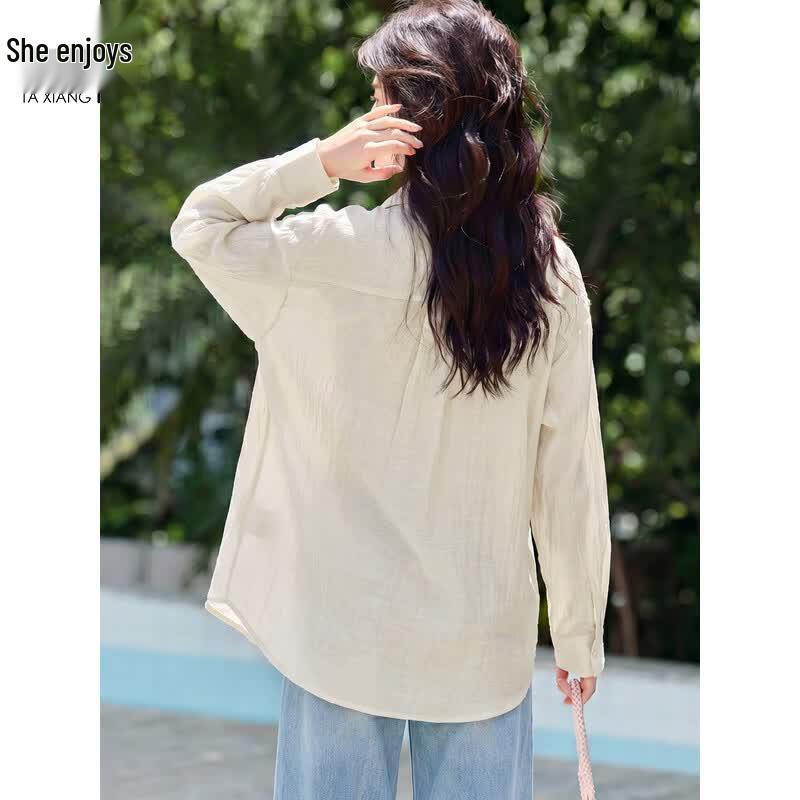 Women's Versatile Polka Dot Long-Sleeve Shirt Jacket