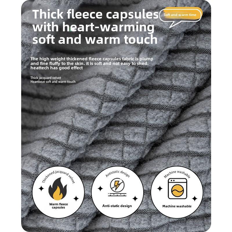 Утолщенный эластичный чехол для дивана-кровати без подлокотников - универсальный размер, полное покрытие, простая ткань