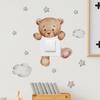 Мультфильм Медведь Звезда Переключатель Наклейка Для Детей Детская Комната Спальня Украшения Фреска Самостоятельно