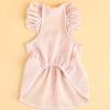 Dog Dress Ruffle Sleeve Breathable Kitten Princess Dress Cat Dress for Small Medium Dogs Puppy
