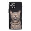 Милый чехол-котик с сердцем для iPhone 17 16 15 Pro Max 11 12 13 14 7 8 Plus SE 2020 X XR XS, мягкий, черный