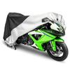 Universal Motorcycle Cover All Season 210D Oxford Waterproof Motorbike Covers with Lock Holes