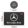 CRA1 Car Coasters Water Cup Slots Non-Slip Mat For Mercedes Benz W203 W205 W204 W221 W222 W212 W210 W211 Anti-skid Coaster Accessory