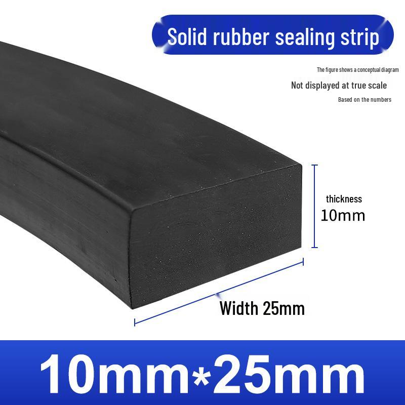 Nitrile Rubber Strip: Oil & Pressure-Resistant Shock Absorbing Glass Pad for Sealing & Joint Support