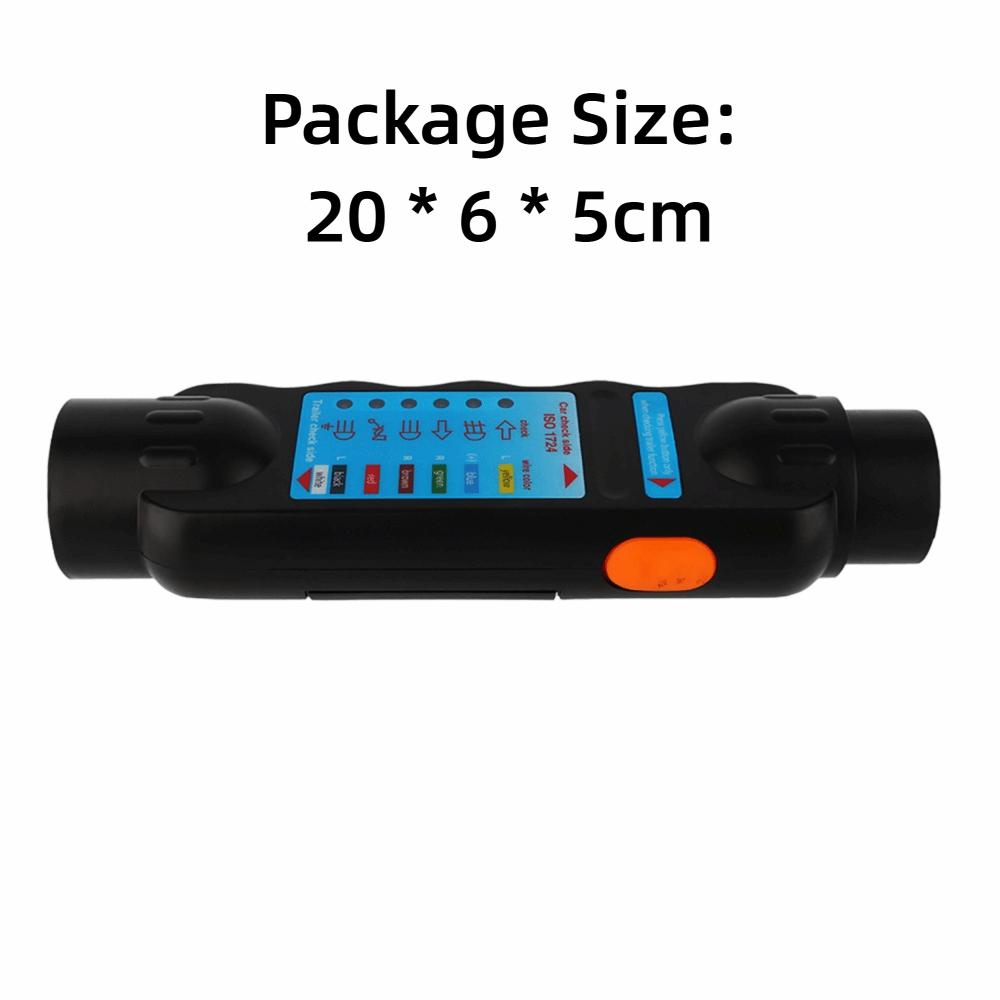 12V Trailer Tester Tool 7 Pin Trailer Light Tester Towing Wiring Tester  Maintenance Technician
