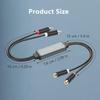 CERRXIAN RCA Noise Isolator RCA Audio Noise Canceller Ground Loop Noise Isolator Use Jack Audio Cable To Eliminate Hum Noise In Car Stereo Audio/Home