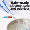 Dual-head Design Silicone Straw Brush Bendable Bottle Brush Extra Long Brush  Pacifier