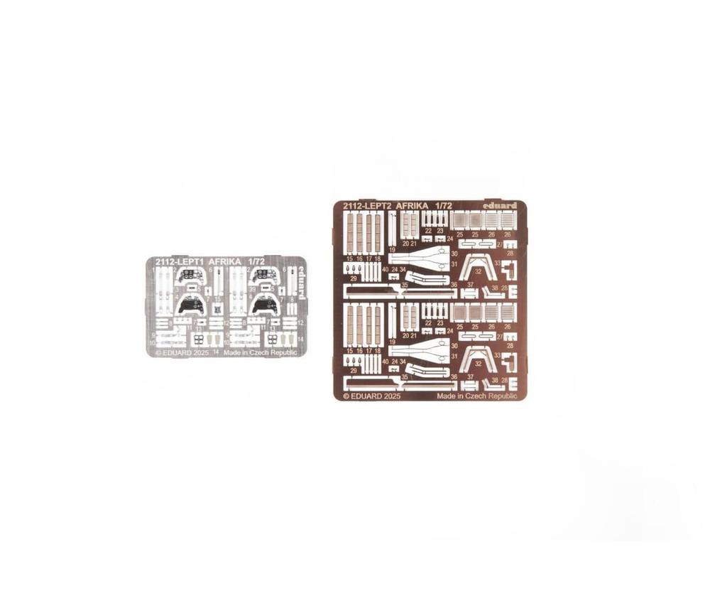 Eduard Dual Combo Limited Edition Africa Plastic Model Kit EDU2112 1/72 Bf109F/G (Airplane)