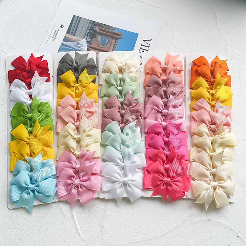 10 шт. бантики эластичные резинки для волос резинки для волос ленты косички корсажные аксессуары для волос повязки для девочек для детей