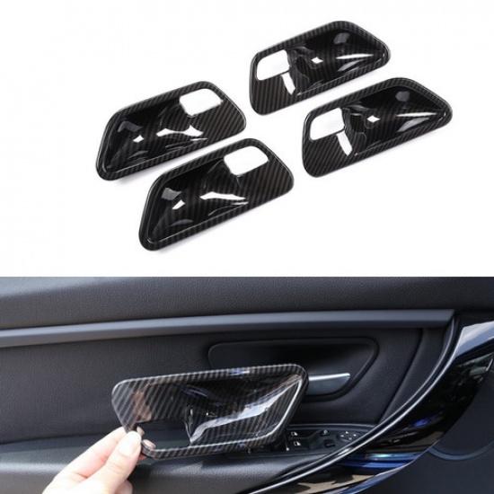 ABS Carbon Fiber Door Handle Sticker Fit for BMW 3 4 Series F30 F32